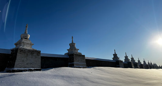 Road to the Western part of Mongolia