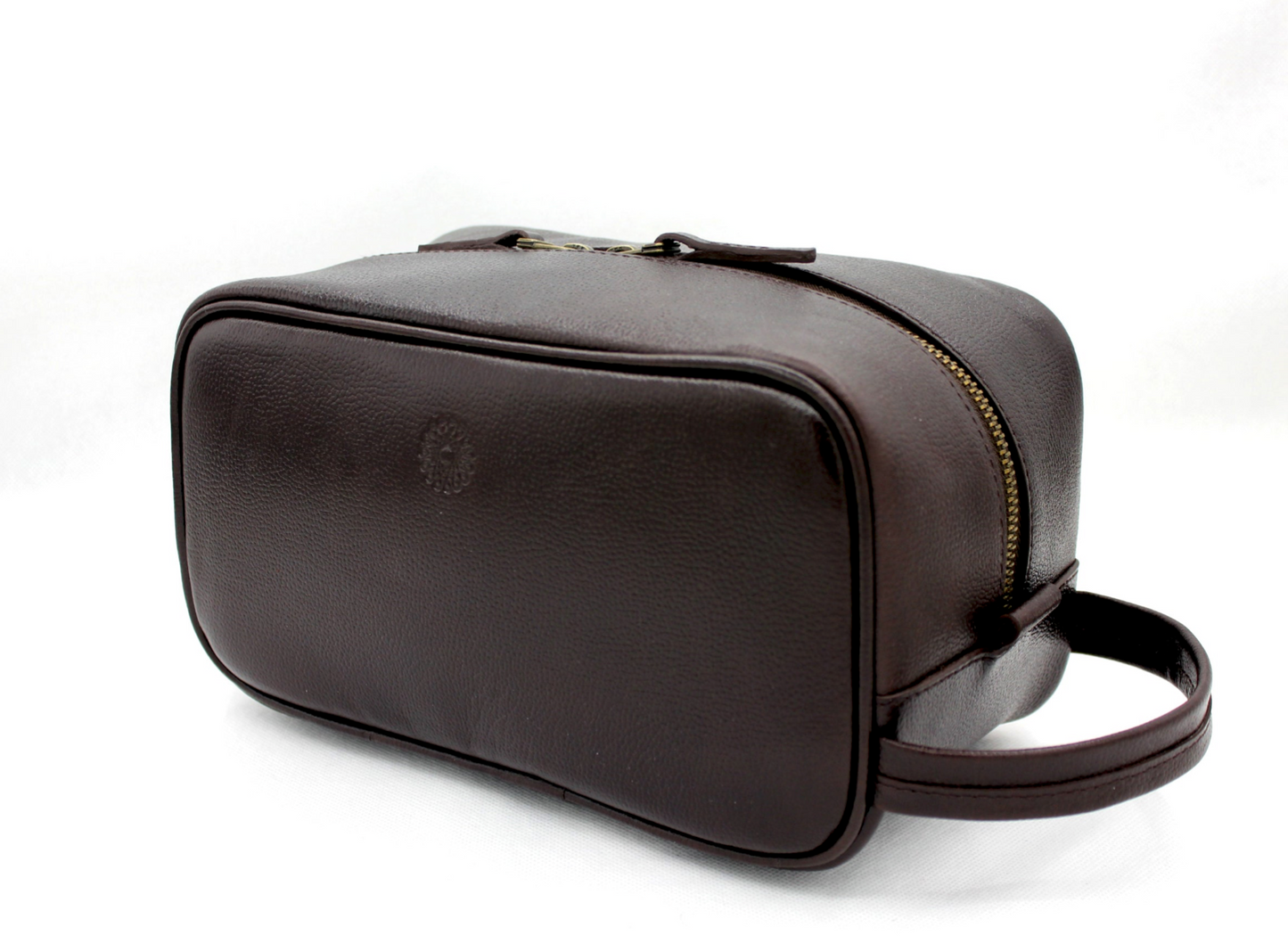 leather toiletry bag